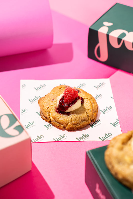 Raspberry Velvet Cookie