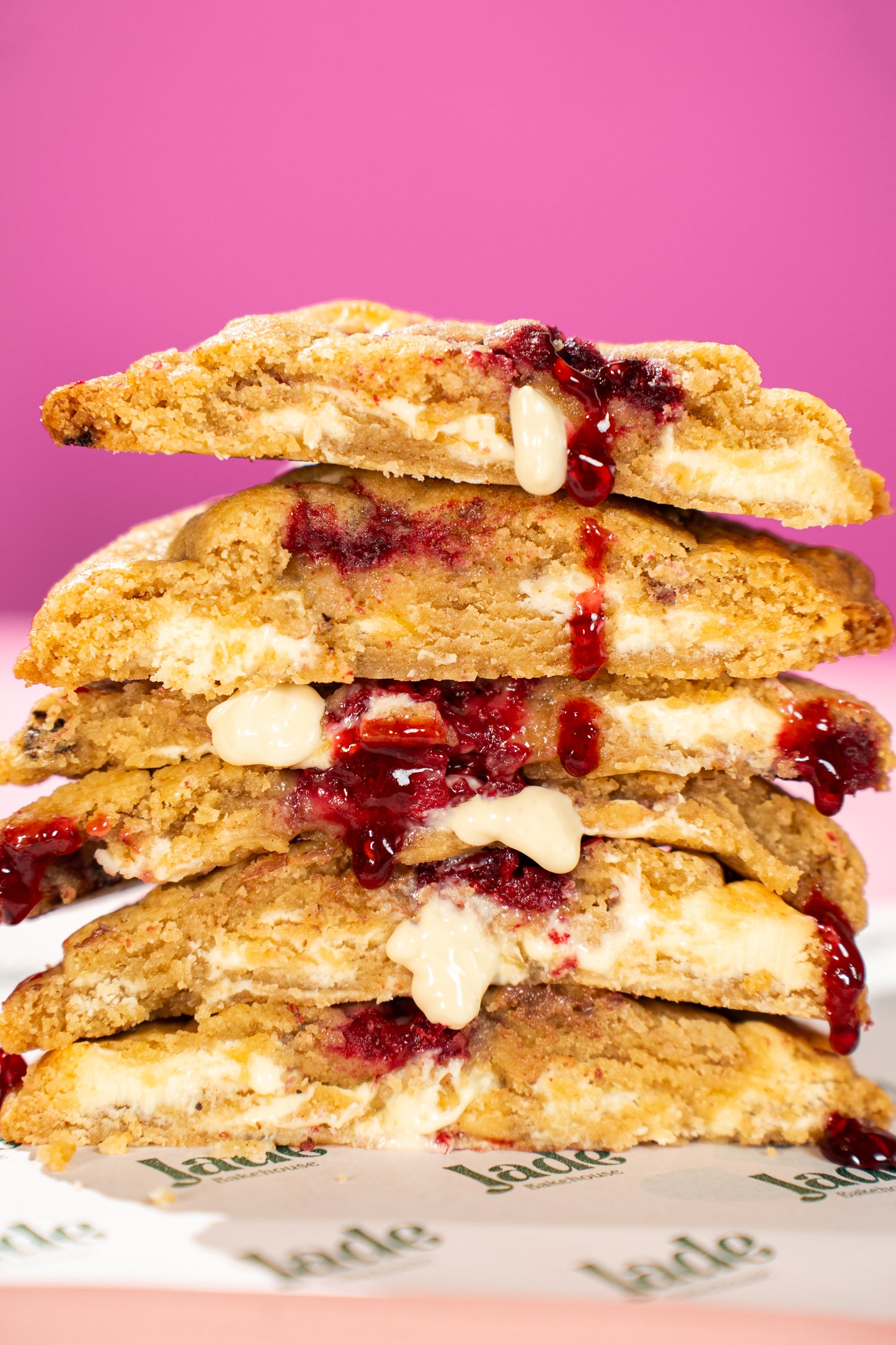 Raspberry Velvet Cookie